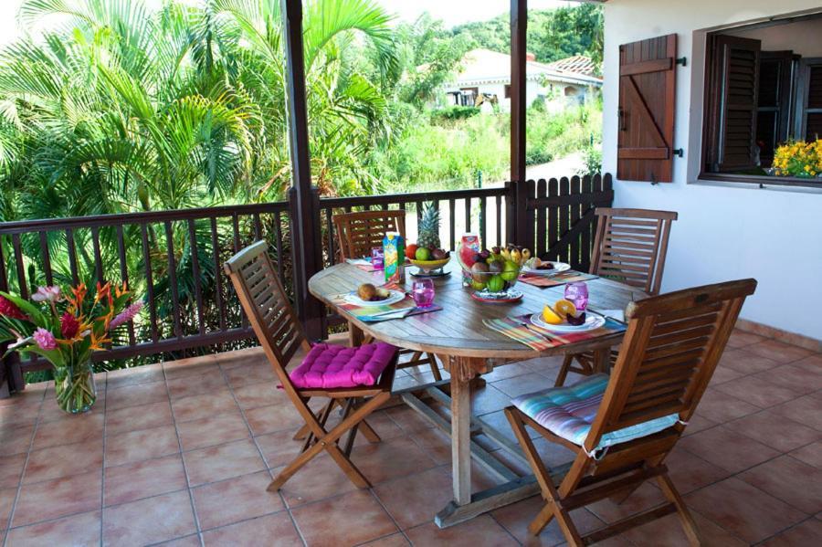 Rose Phoenix Appartement Terrasse Et Piscine Vue Mer Les Anses-d'Arlets Exterior photo